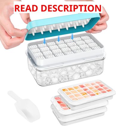 Ice Cube Tray with Lid 84 Cubes BPA-Free