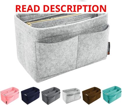 OMYSTYLE Purse Organizer Insert Felt Divider