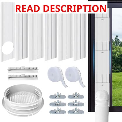 Portable AC Vent Kit for Sliding Door