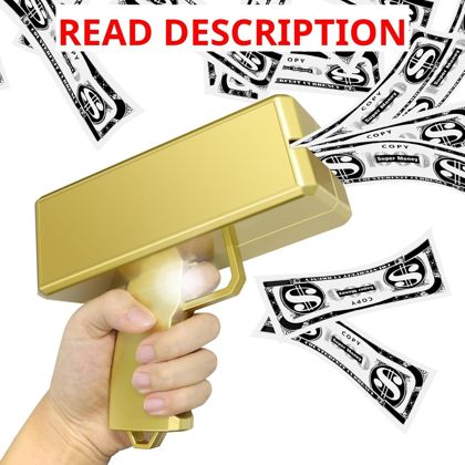 Alagoo Money Guns Toy Gold