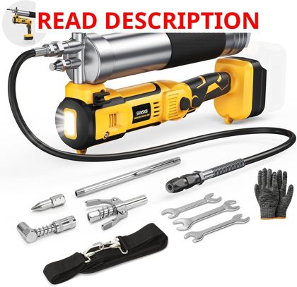 2-IN-1 Cordless Grease Gun for DeWalt 20V
