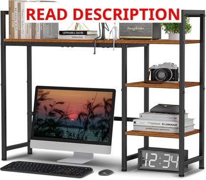 Snughome Desk Shelf 38.6" Organizer Desk Hutch