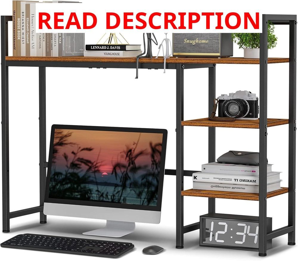 Snughome Desk Shelf 38.6" Organizer Desk Hutch