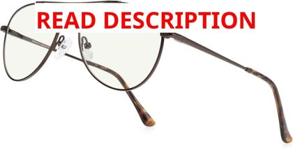 Aviator Reading Glasses Blue Light Blocking