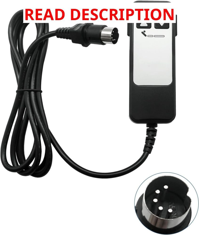 Richmat HJH5 2-Button 5-Pin Bed Remote