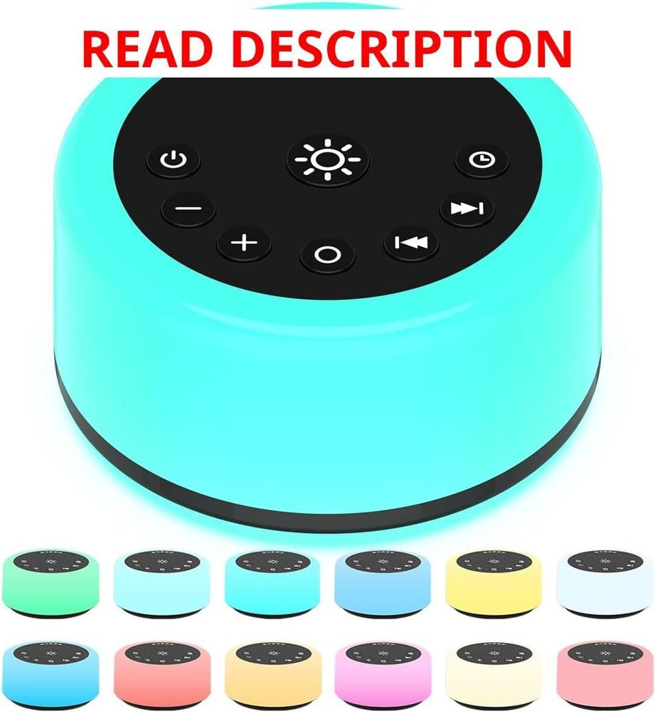 Soother Sleep Sound Machine with Night Light