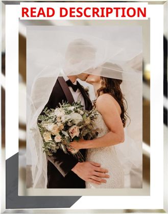 LUCKYLIFE 8x10 Picture Frame Glass 1 Pack