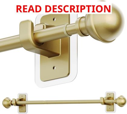 ENJOYBASICS Curtain Rods No-Drill 28-47"