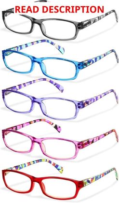 Gaoye Women's Reading Glasses 5-Pack
