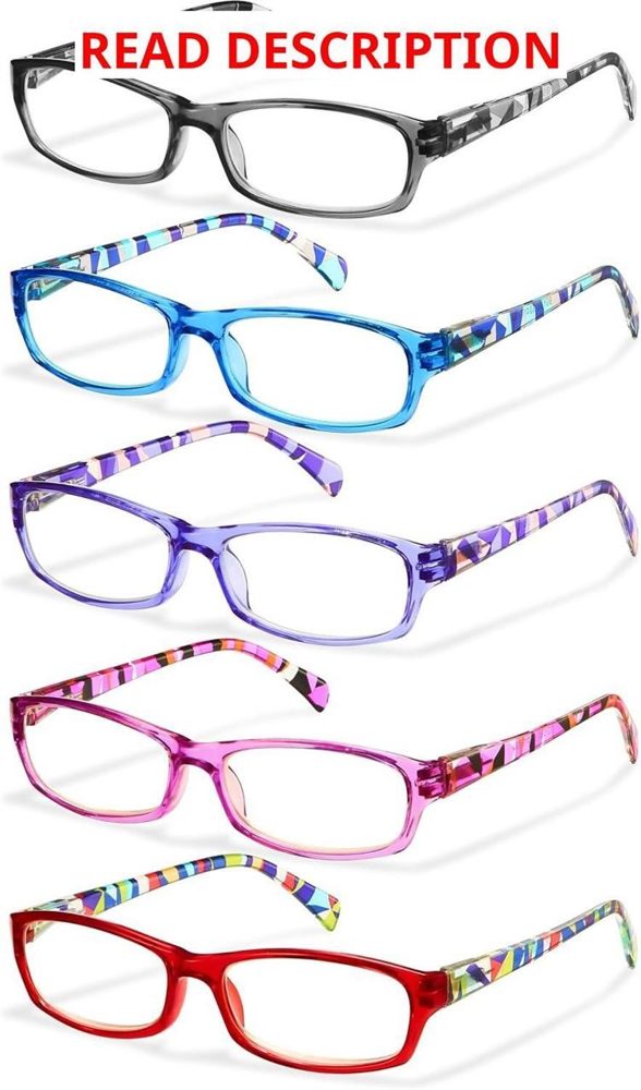 Gaoye Women's Reading Glasses 5-Pack