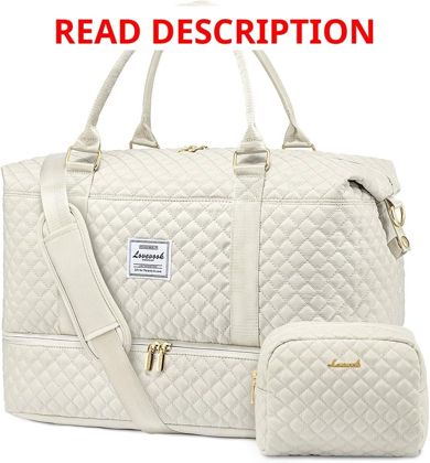 Vevook Duffle Bag with Shoe Compartment