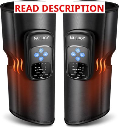 Calf Massager: Heat 5 Modes & Intensities