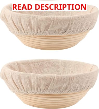 DOYOLLA Bread Proofing Baskets (Set 2) 9"