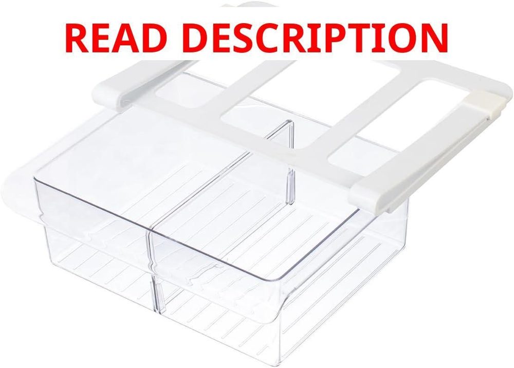 Glad Fridge Drawer Organizer 2 Compartments