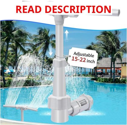 KLLEYNA Dual Spray Pool Fountains 15-22".