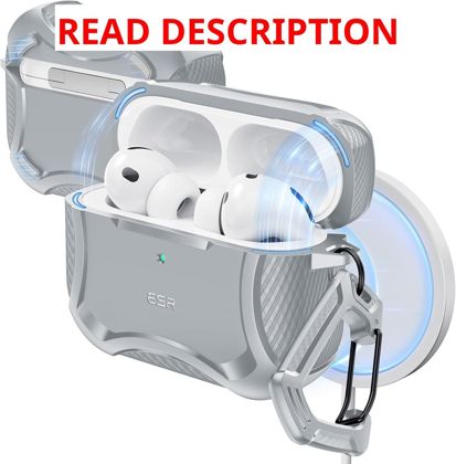 ESR AirPods Pro 3 Case Magnetic Lid Gray