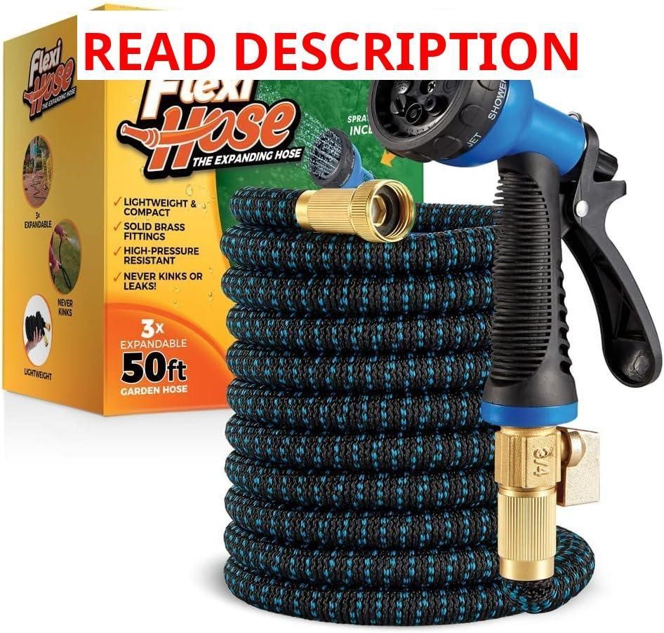 Flexi Hose 50FT Expandable Nozzle