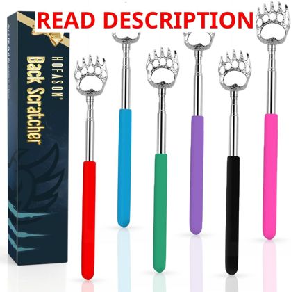HOFASON 6 Pack Back Scratcher Gift Set