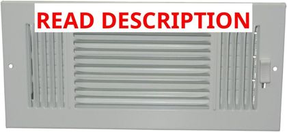 PROSELECT PS3W3W12U 12x6 White 3-Way Register