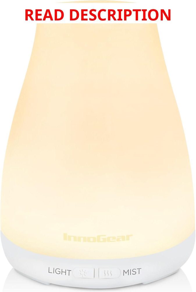 InnoGear Essential Oil Diffuser White 8h