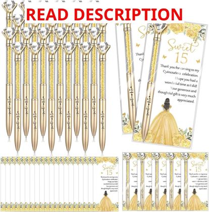 Sayglossy Quinceanera Diamond Pens (Gold)