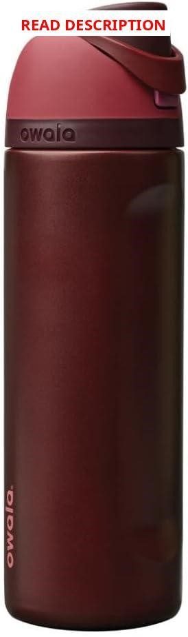 Owala FreeSip Stainless 24 oz Black Cherry