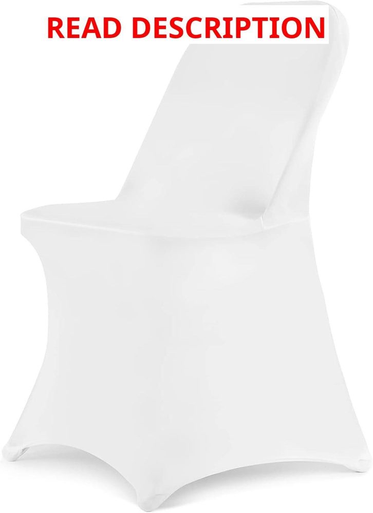 HAINARverS Stretch Chair Covers 50PCS White