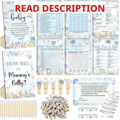 Funnymoom 426 Pcs Sea Animals Games