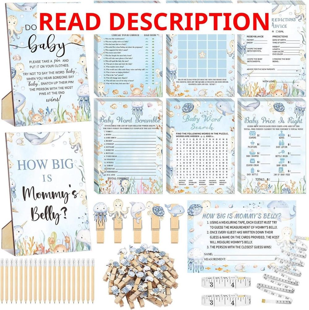 Funnymoom 426 Pcs Sea Animals Games