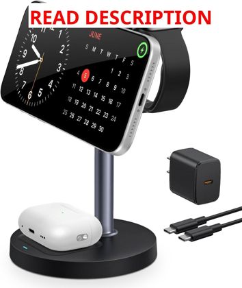 3-in-1 Magnetic Wireless Charger: 15W 18W Adp