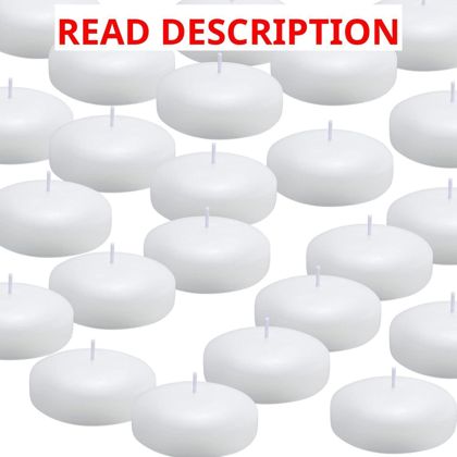 Tuyai 36-ct Floating Candles 3" Dripless Wax