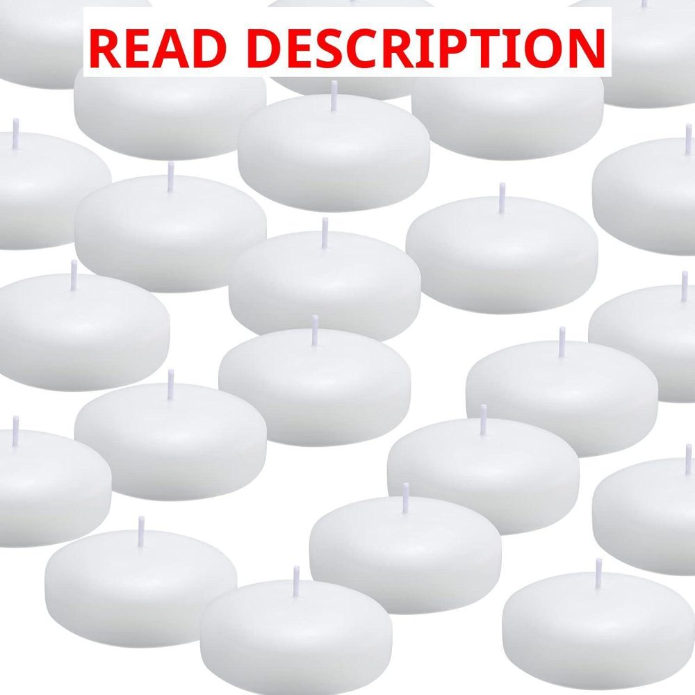 Tuyai 36-ct Floating Candles 3" Dripless Wax