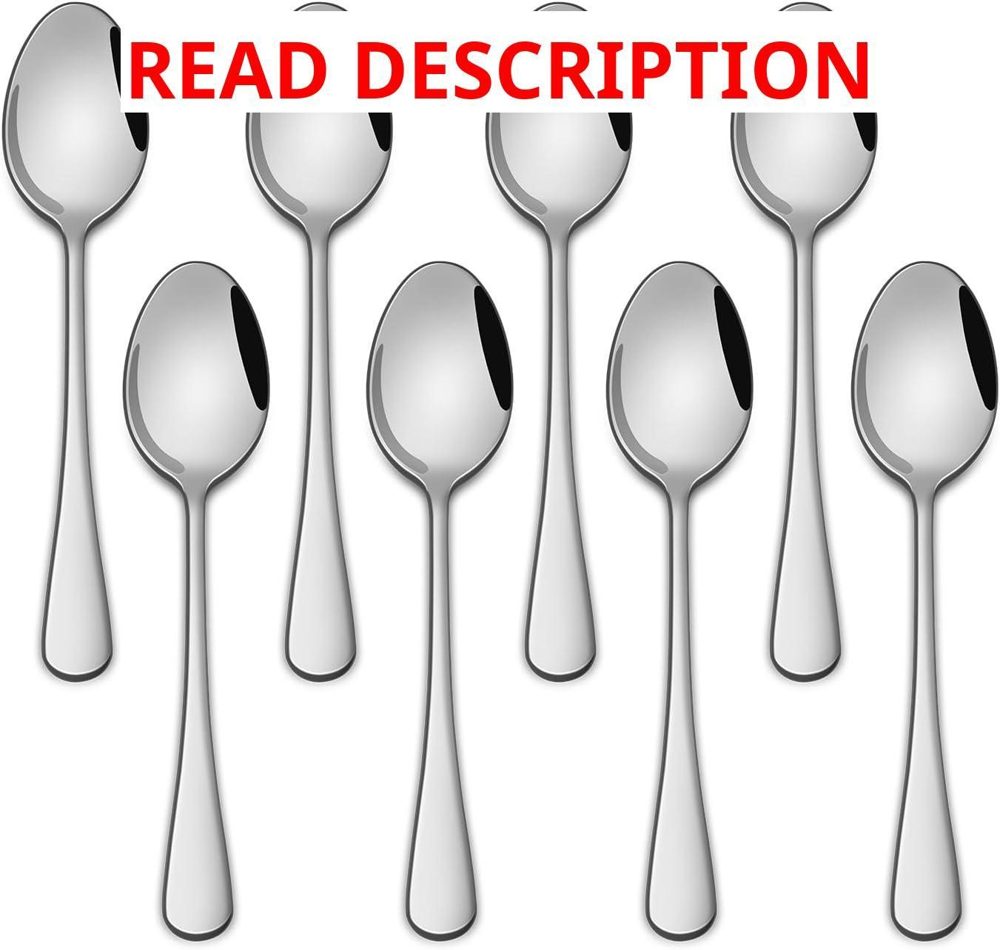 Small Teaspoon 5.5" Stainless Steel Set of 8