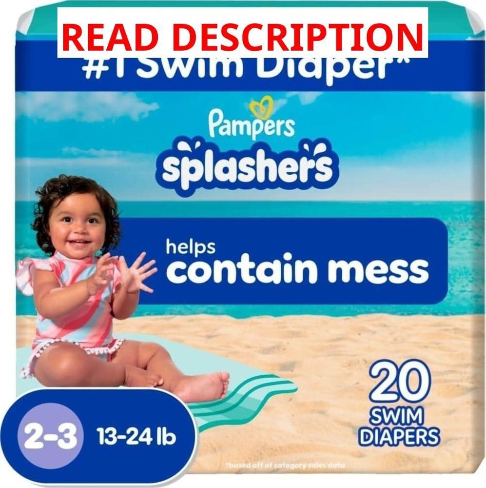Pampers Swim Diapers Splashers 2-3 20 count