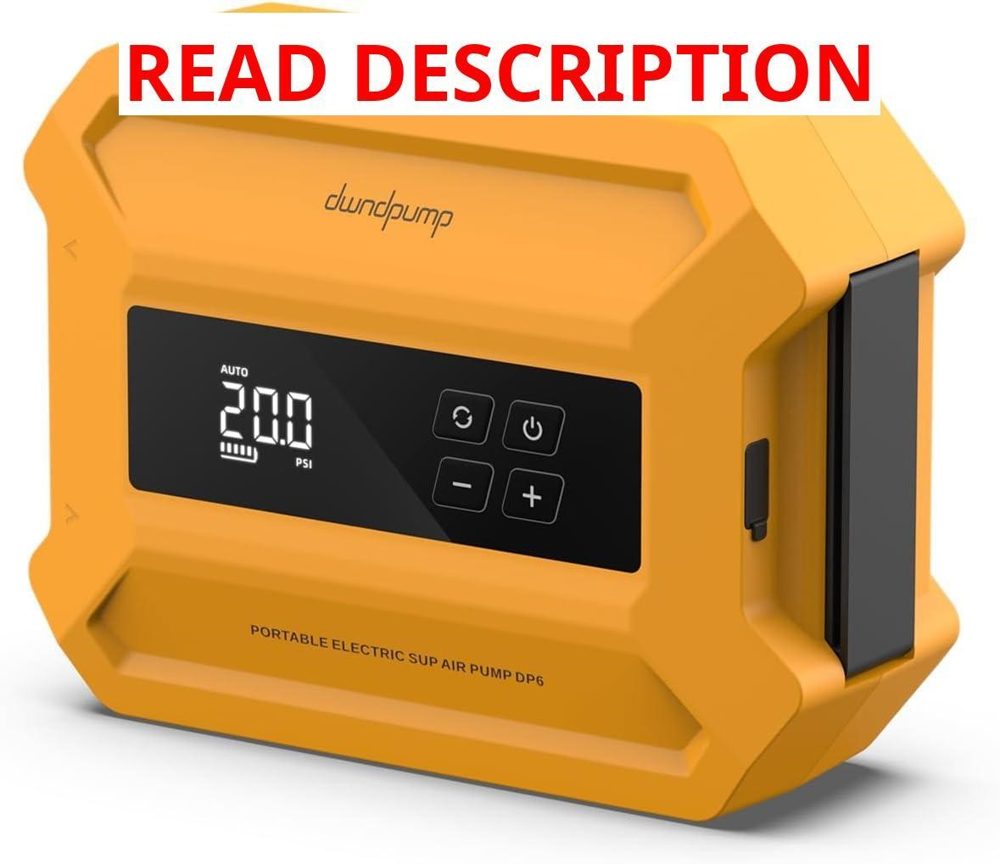 Dwndpump Paddle Board Electric Pump 20PSI