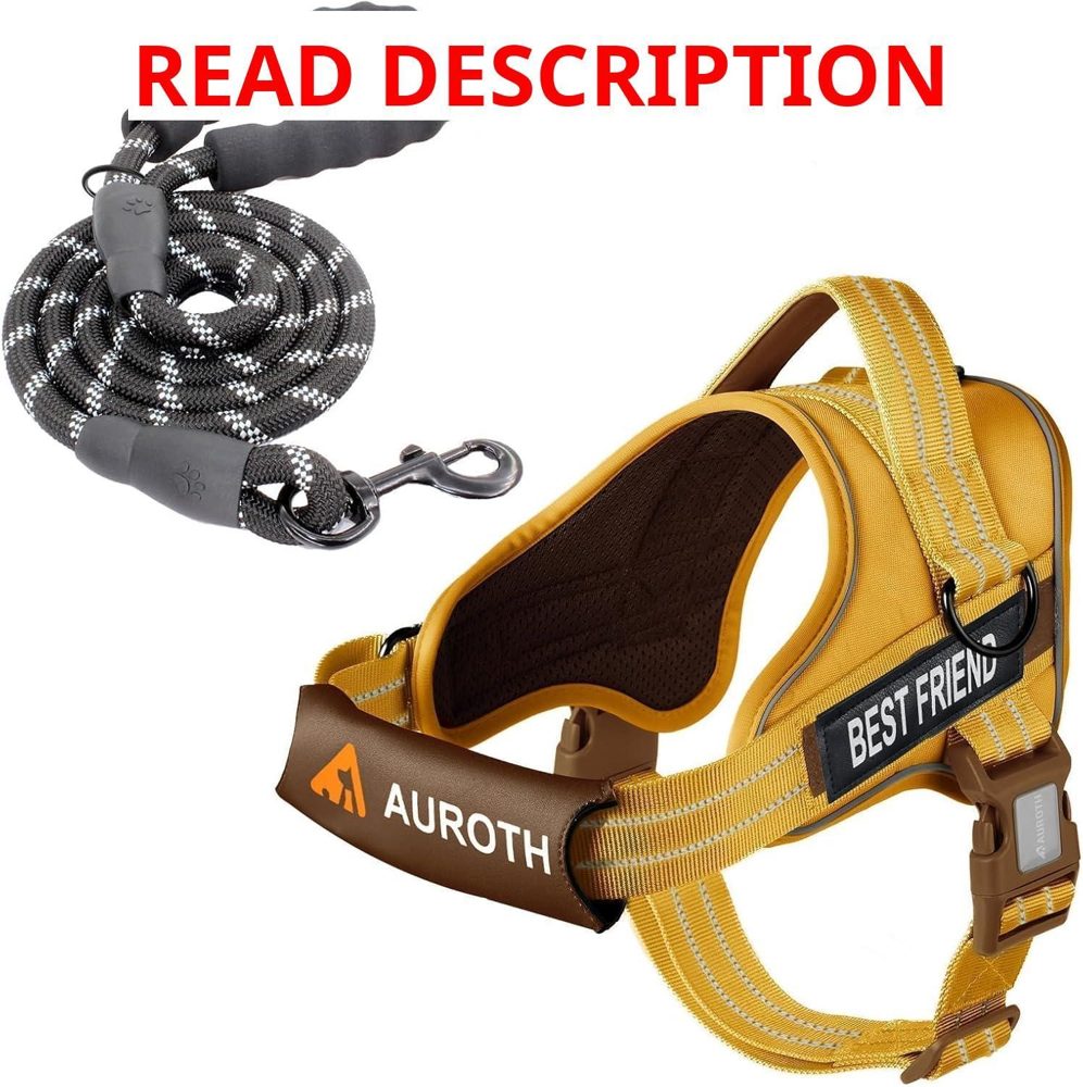 AUROTH Dog Harness & Leash Set Medium