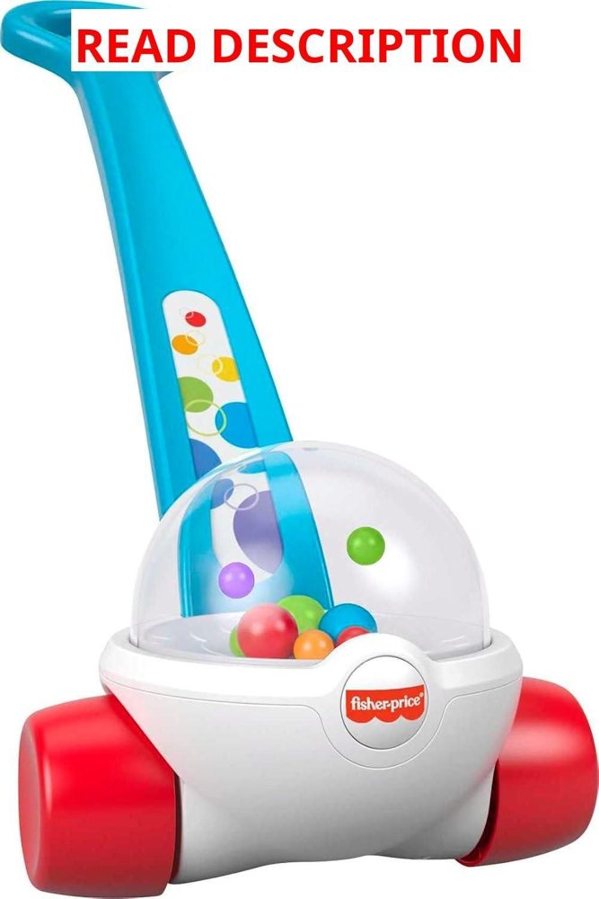 Fisher-Price Corn Popper Blue Push-Along Toy