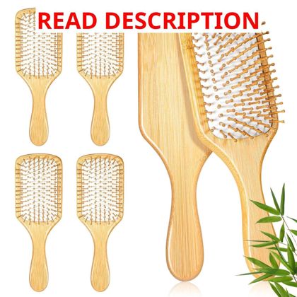 Bamboo Hair Brushes   Detangle & Massage