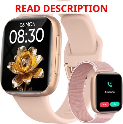 ENOMIR Women Smartwatch 1.85" AMOLED pink