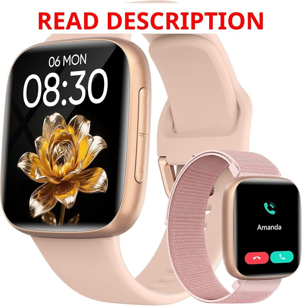 ENOMIR Women Smartwatch 1.85" AMOLED pink