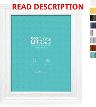 8x10 Picture Frames (3-Pack) Distressed White