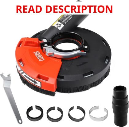 HERZO Dust Shroud for Angle Grinder 7 Inch