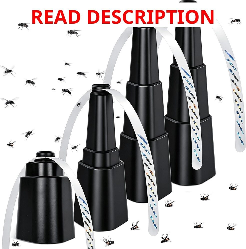 Fly Food Fans for Tables   4 Pcs Swatter Fans