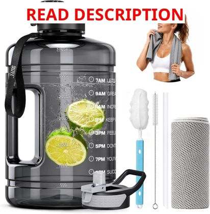 1 Gallon Water Bottle with Time Marker