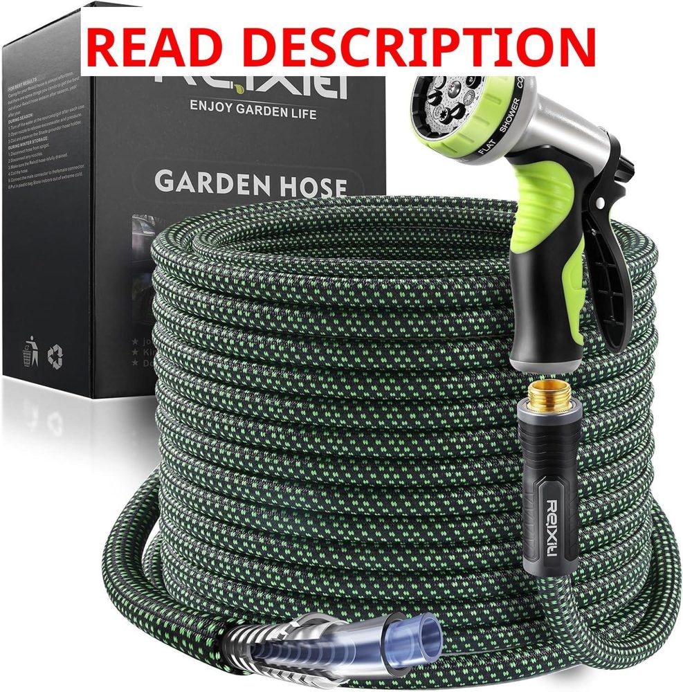 Garden Hose: 75FT 10-Function Sprayer