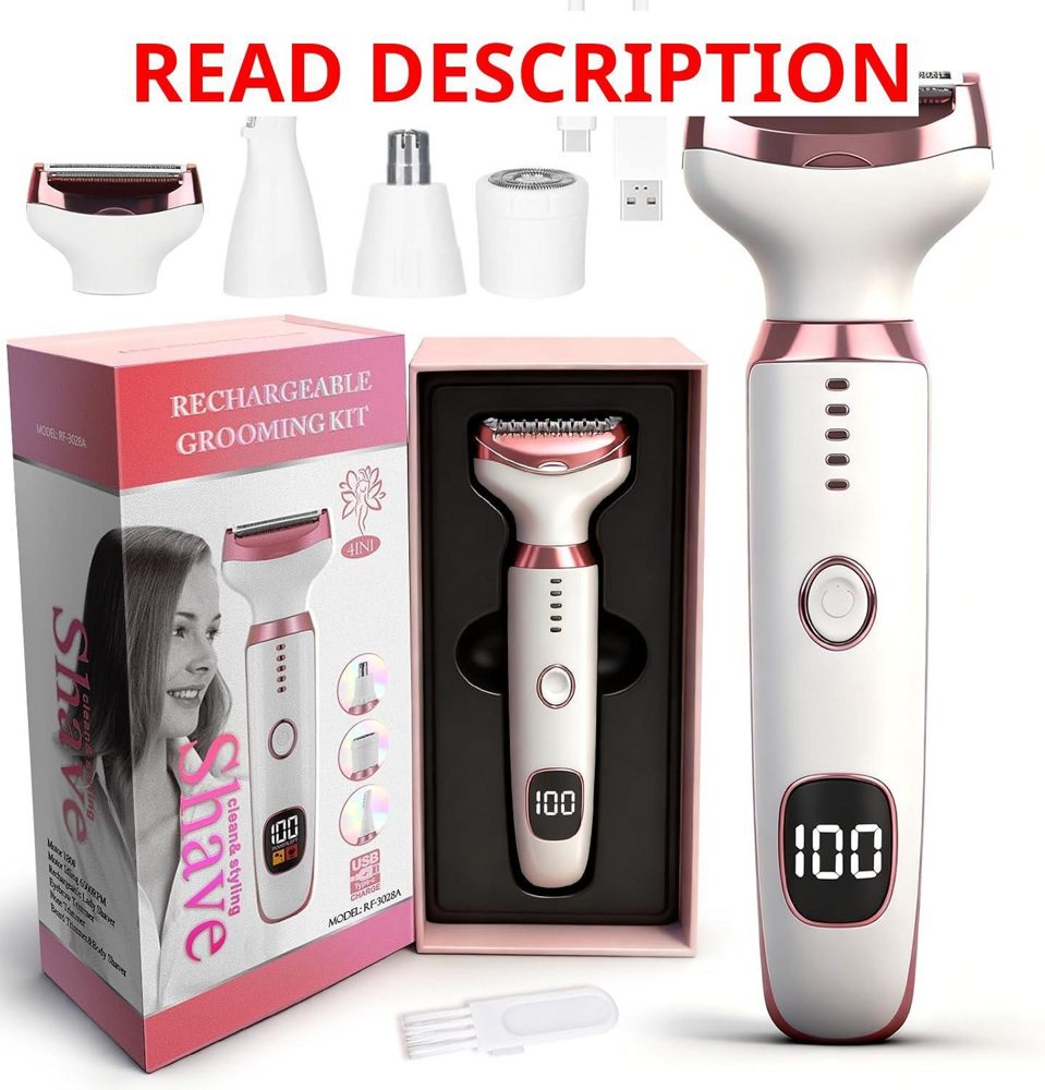 2026 Electric Razor for Women Men 4-in-1 Kit