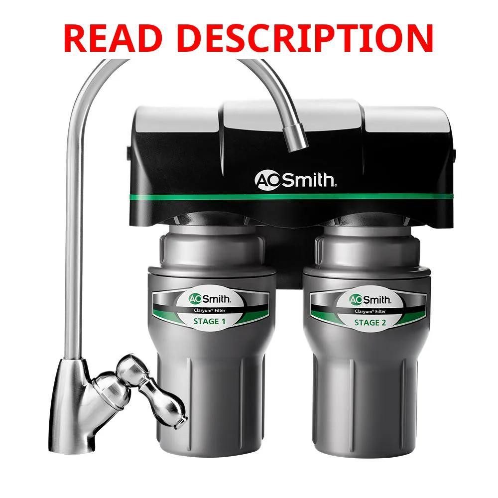 A.O. Smith 2-Stage Carbon Filter with Faucet