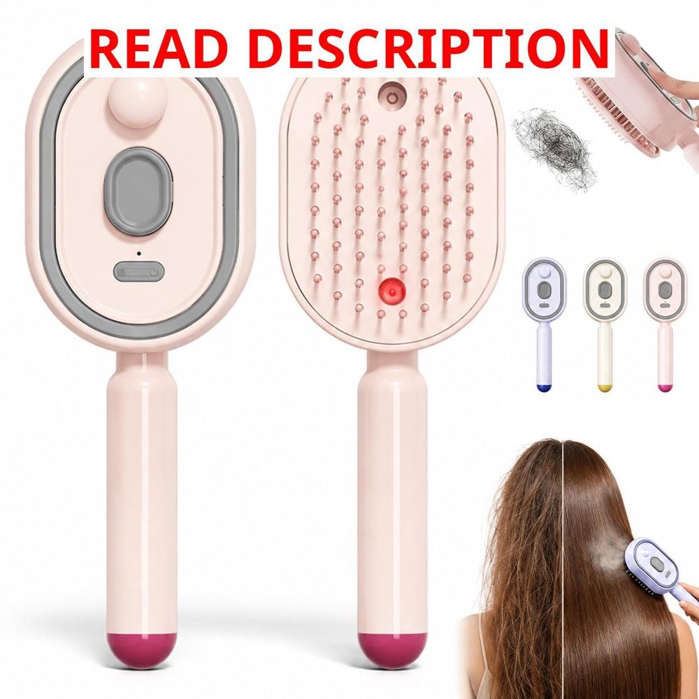 Electric Spray Air Cushion Massage Comb Pink