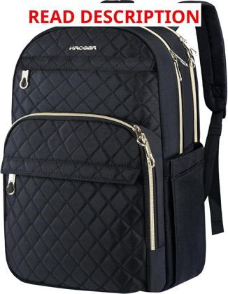 KROSER 15.6" Laptop Backpack Black