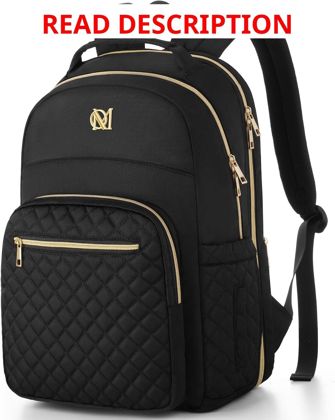 17.3in Laptop Backpack Women/Teens Black